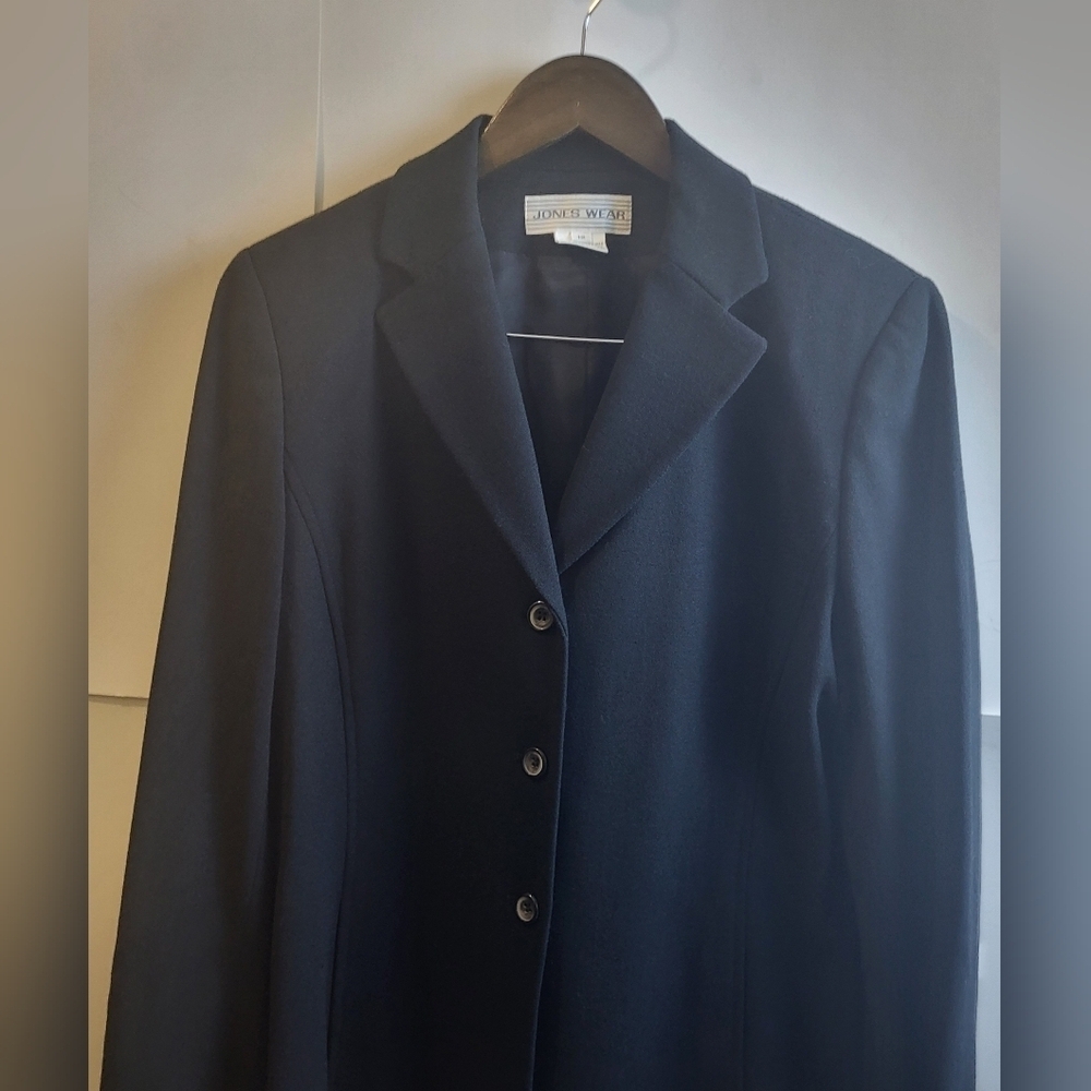 , "Jones Wear",Tunic Blazer 100% New Wool Women's‎ Size 12
